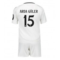 Real Madrid Arda Guler #15 Hemmadräkt Barn 2024-25 Kortärmad (+ Korta byxor)